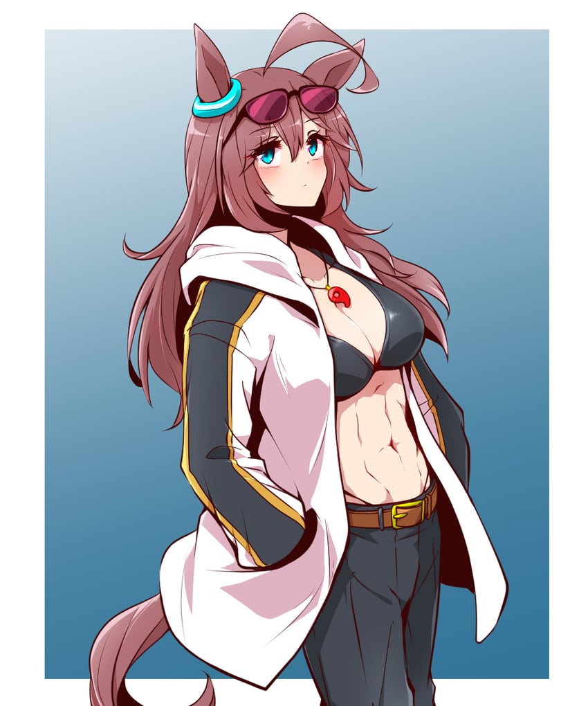 trainer, mihono bourbon, and trainer kuronuma (umamusume) drawn by yonedatomo_mizu