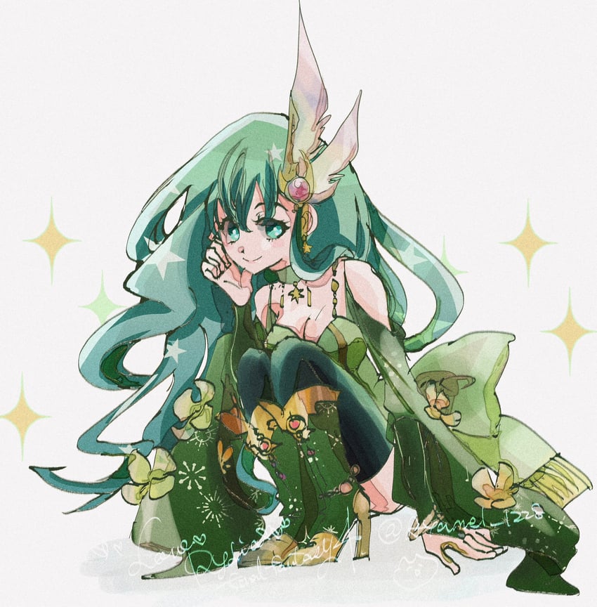 rydia (final fantasy and 1 more) drawn by ayamel_1228