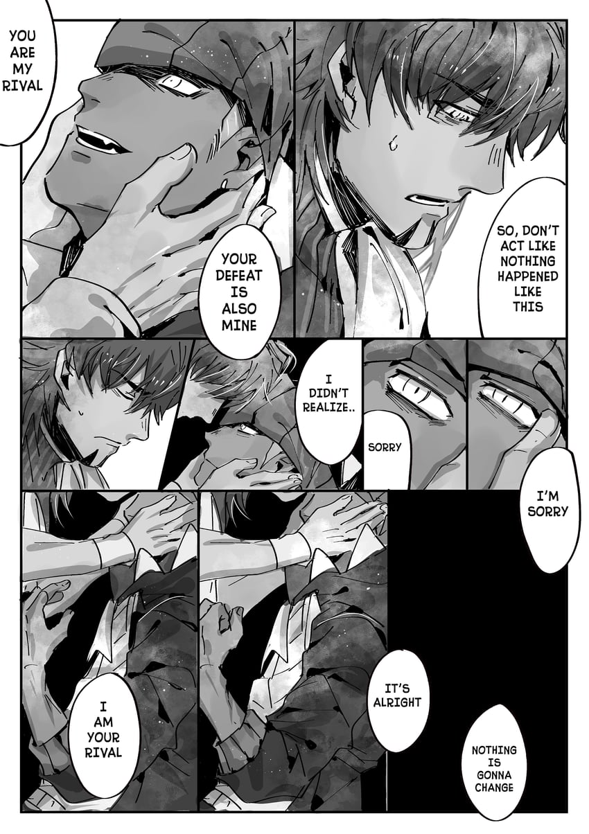 leon and raihan (pokemon and 1 more) drawn by chiyo_(miichiyochin)