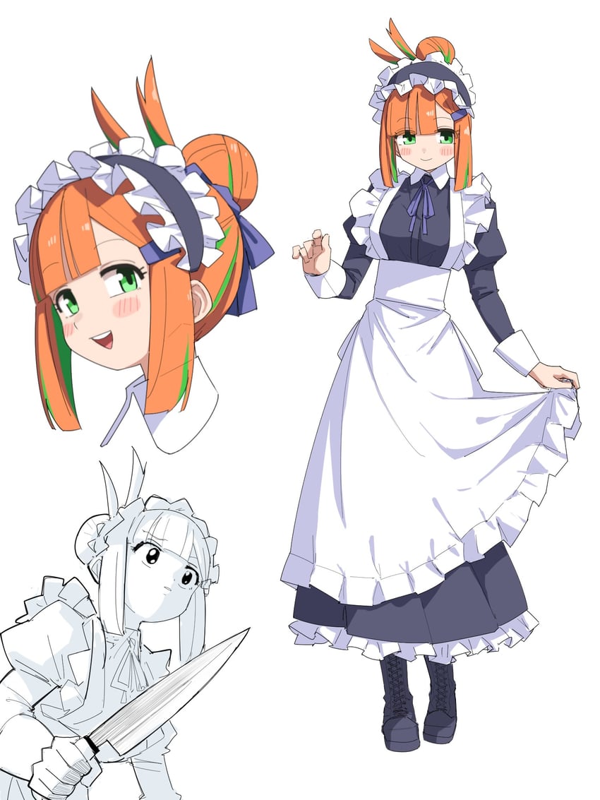narashino uka (original and 1 more) drawn by yachima_tana