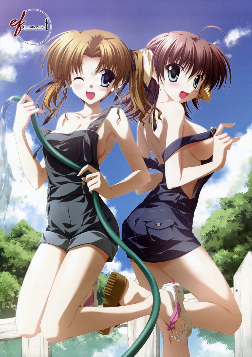 miyamura miyako and hayama mizuki (ef) drawn by nanao_naru