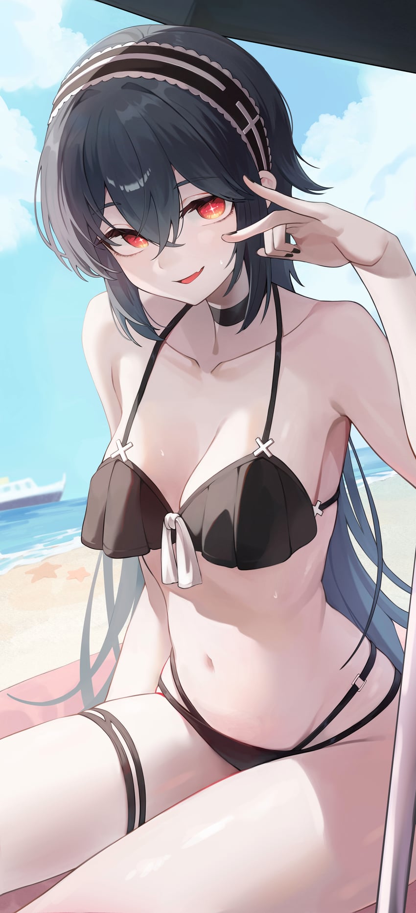 bianca (black survival and 1 more) drawn by asame_(asame47)