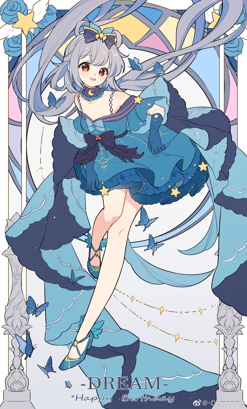 luo tianyi (vocaloid and 1 more) drawn by dream_han