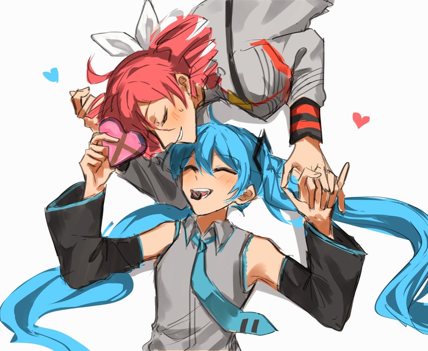 hatsune miku and kasane teto (vocaloid and 2 more) drawn by tdinhphung