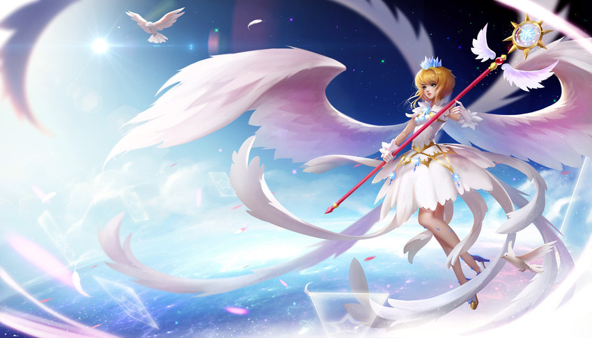 kinomoto sakura (cardcaptor sakura and 1 more) drawn by liuzexiong