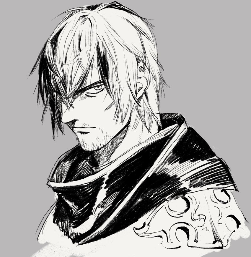 warrior of light and adventurer (final fantasy) drawn by piyomotsu