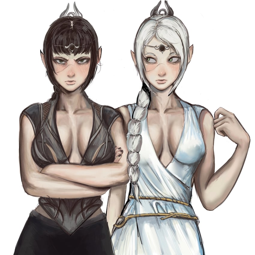 shadowheart (dungeons & dragons and 2 more) drawn by noipot