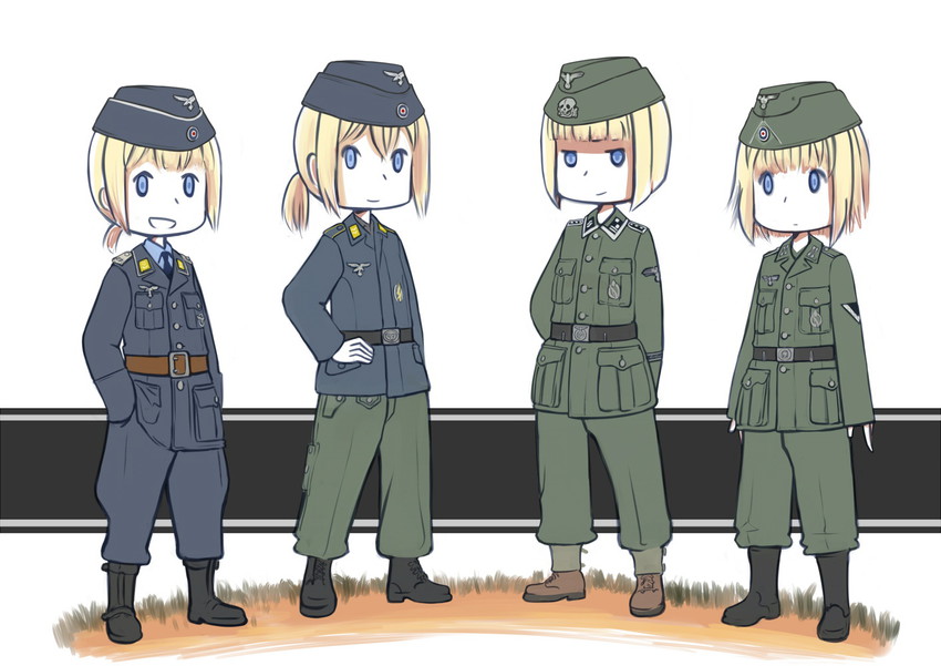 leyna koch and gisela koch (original) drawn by erica_(naze1940)