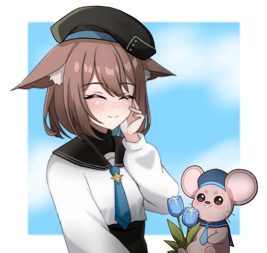 michiyo mao (indie virtual youtuber) drawn by cats_in_abox