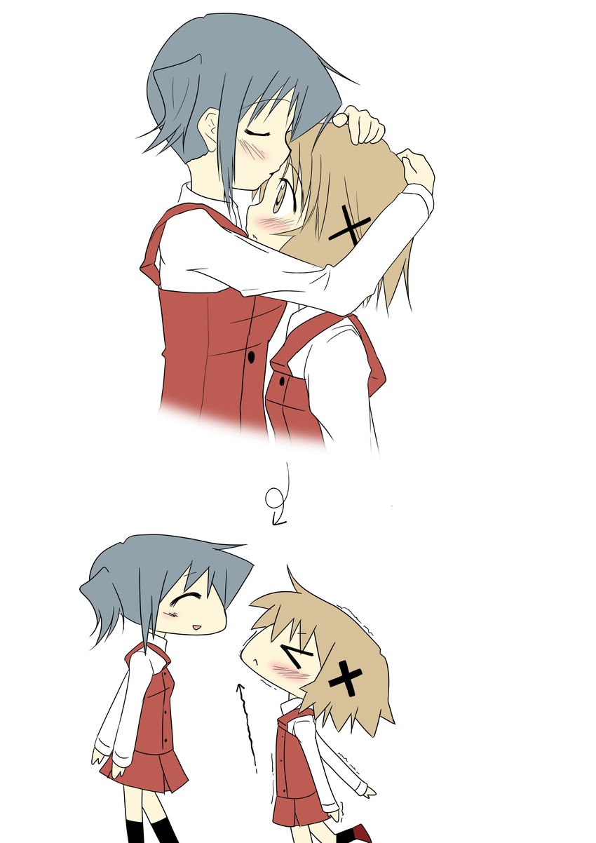 yuno and nori (hidamari sketch) drawn by kyousuke_(orcein)
