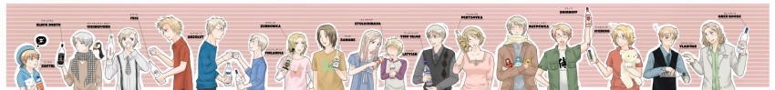 america, united kingdom, russia, france, belarus, and 12 more (axis powers hetalia)