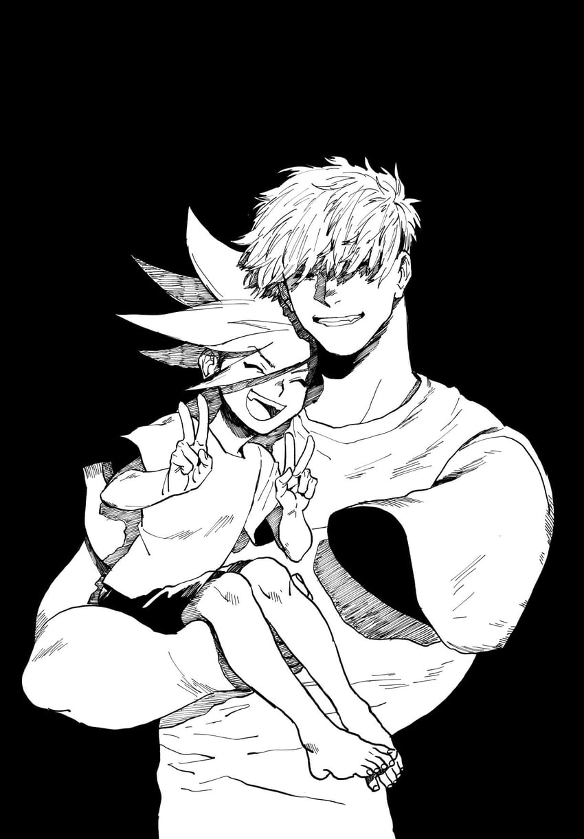 galo thymos and kray foresight (promare) drawn by shimamura_(5_si3)