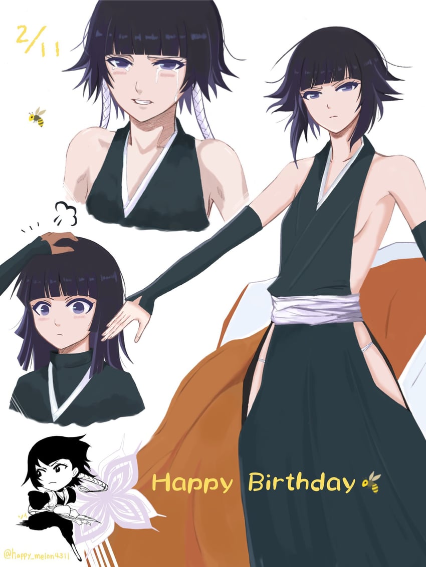 shihouin yoruichi and sui-feng (bleach) drawn by happy_melon4311