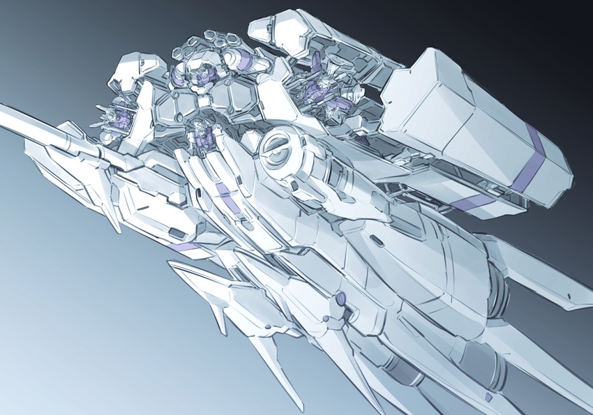 gundam gp-02 physalis, gundam gp-03 stamen, gundam gp-01 full vernian zephyranthes, and gundam gp-04 gerbera (gundam and 1 more) drawn by kato_takuji