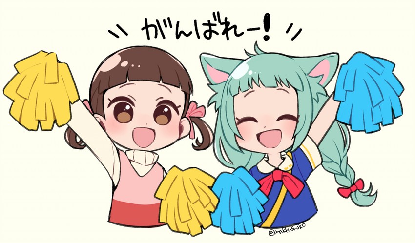 doujima nanako and ziz (persona and 2 more) drawn by do_m_kaeru