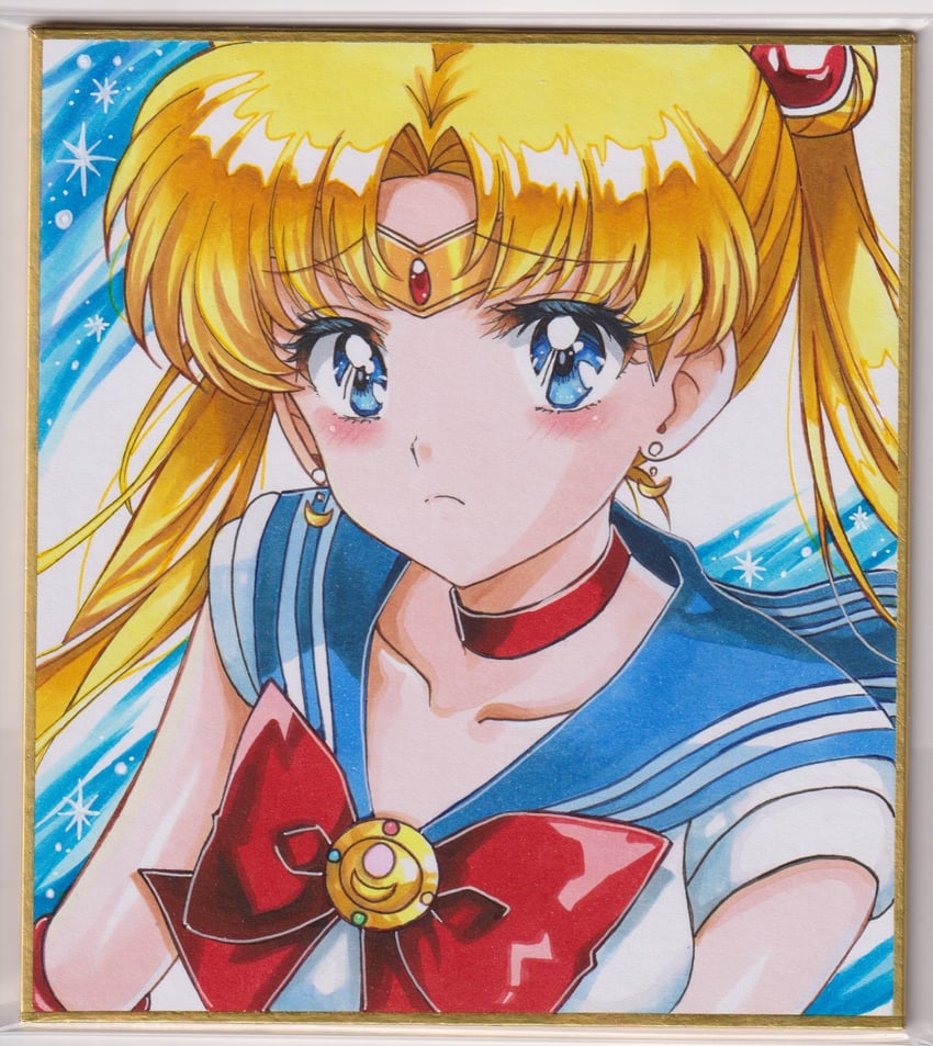 tsukino usagi and sailor moon (bishoujo senshi sailor moon) drawn by user_kztc4472