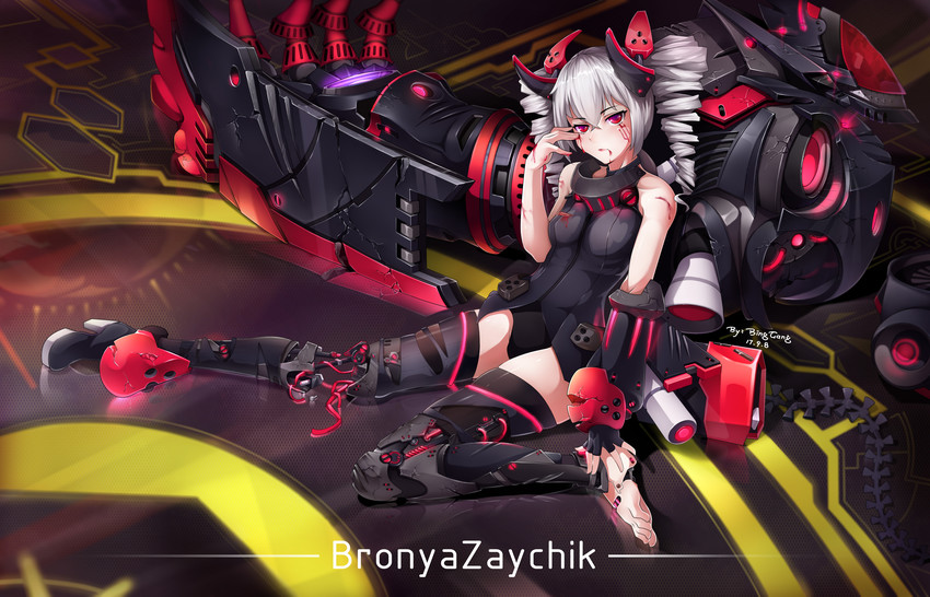 bronya zaychik and project bunny (honkai and 1 more) drawn by bing_gang