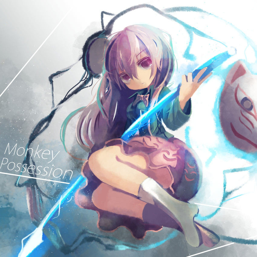 hata no kokoro (touhou) drawn by chii_(tsumami_tsumamare)