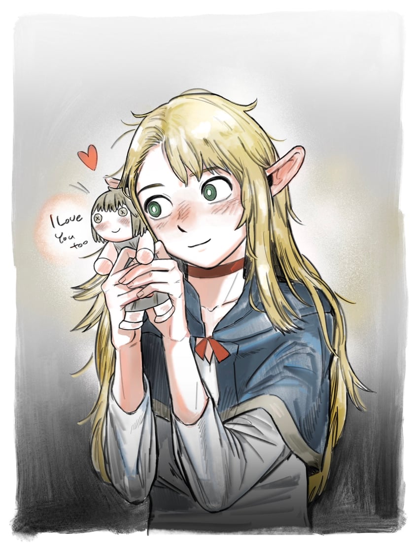 marcille donato and falin touden (dungeon meshi) drawn by co1fee