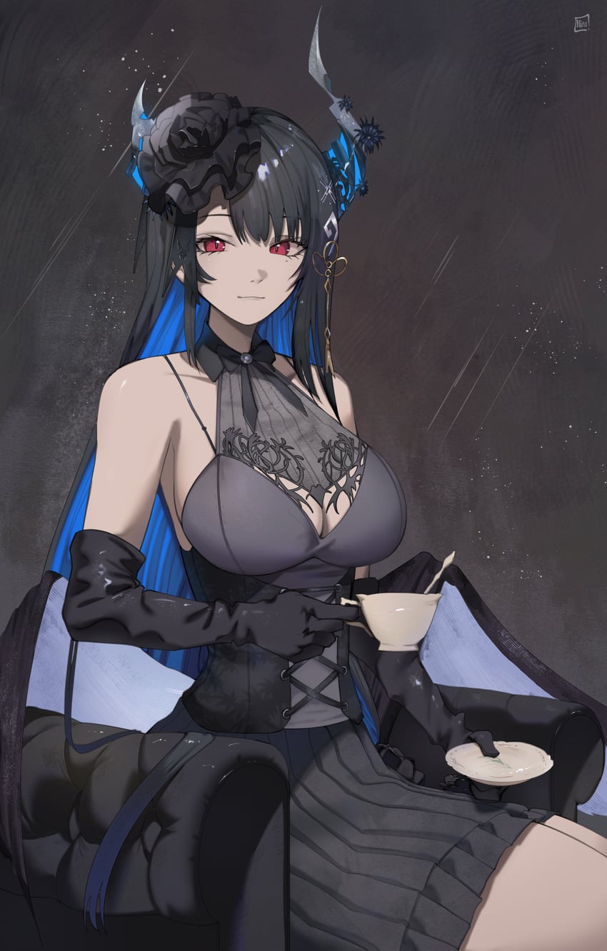 nerissa ravencroft (hololive and 1 more) drawn by ninochuu