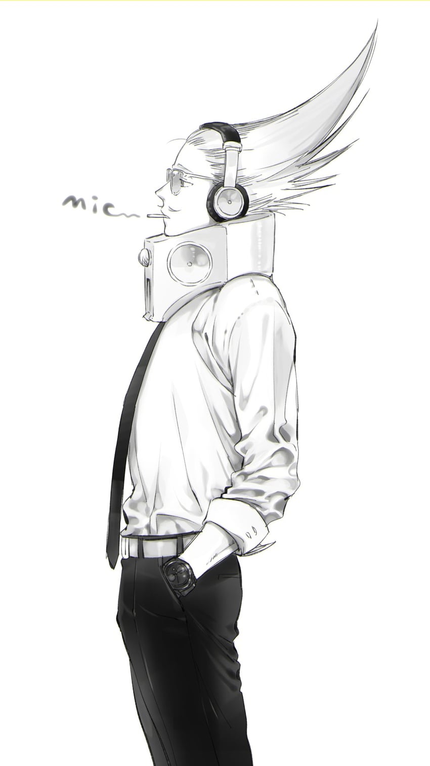present mic (boku no hero academia) drawn by ura_musi