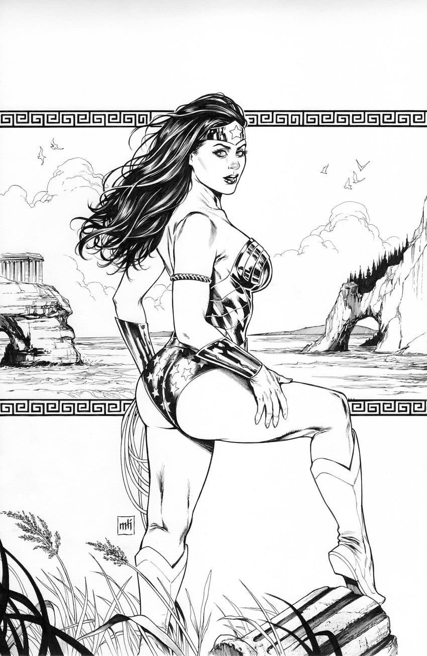 wonder woman (dc comics and 1 more) drawn by mike_krome