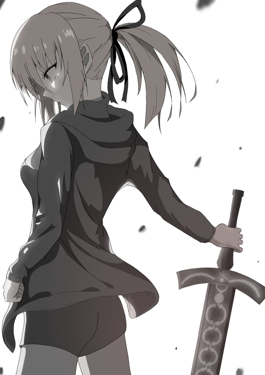 artoria pendragon and saber alter (fate and 1 more) drawn by haya_(hayahayaillust)