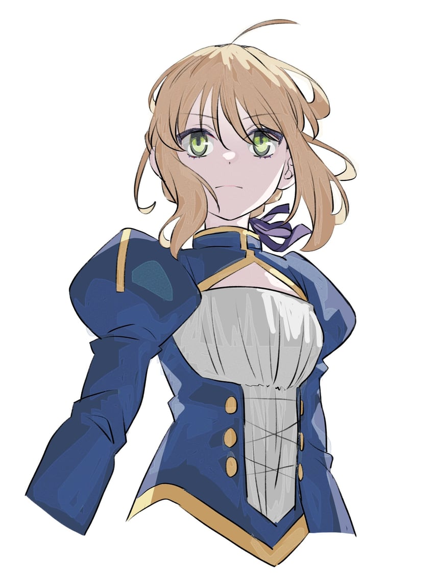 artoria pendragon and saber (fate and 1 more) drawn by suzuakks