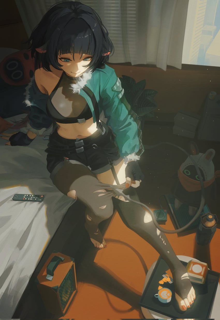 jane doe and eous (zenless zone zero) drawn by yao_liao_wang