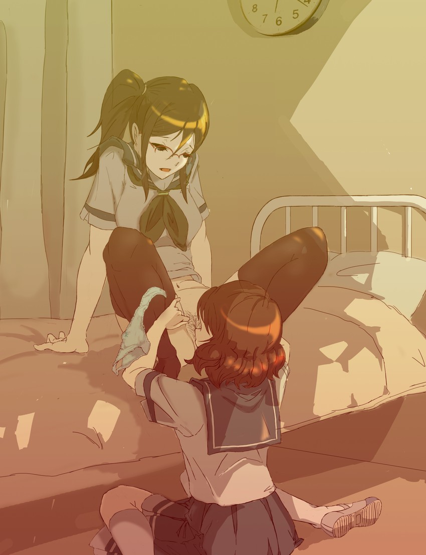 oumae kumiko and tanaka asuka (hibike! euphonium) drawn by dowbleearth