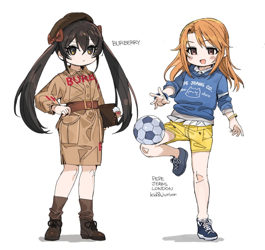 yuuki haru and matoba risa (idolmaster and 1 more) drawn by spawnfoxy