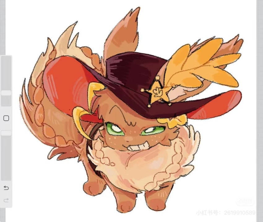 eevee and rye cookie (pokemon and 2 more) drawn by pani_5750