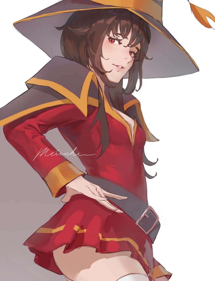 megumin (kono subarashii sekai ni shukufuku wo!) drawn by meiuchuu