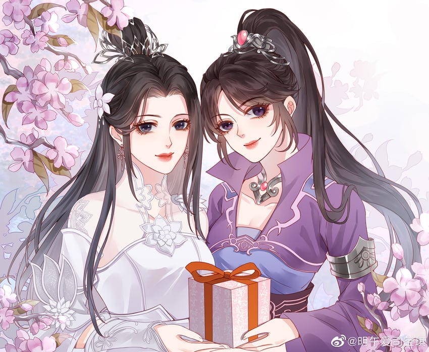 lu xueqi and si kongqi (zhu xian and 1 more) drawn by tiantian_du_yao_kai_ni_tou_che_chuang_ren_de_ming_wu