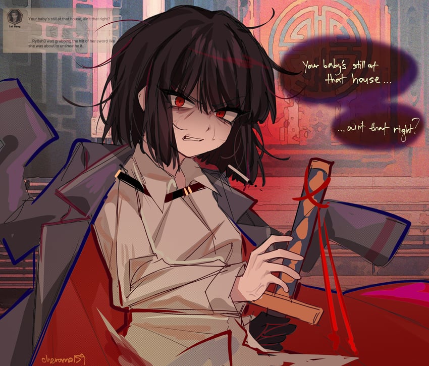 ryoshu (project moon and 1 more) drawn by cheromo159