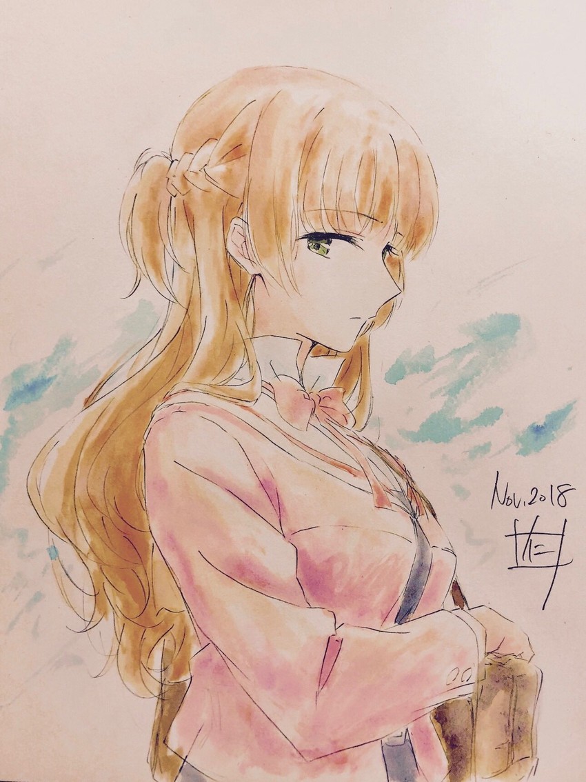 saeki sayaka (yagate kimi ni naru) drawn by nii_manabu