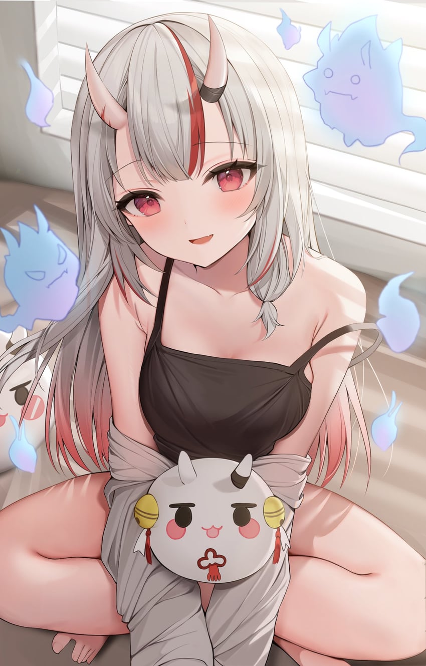 nakiri ayame, poyoyo, shiranui, and karma (hololive) drawn by iruka3