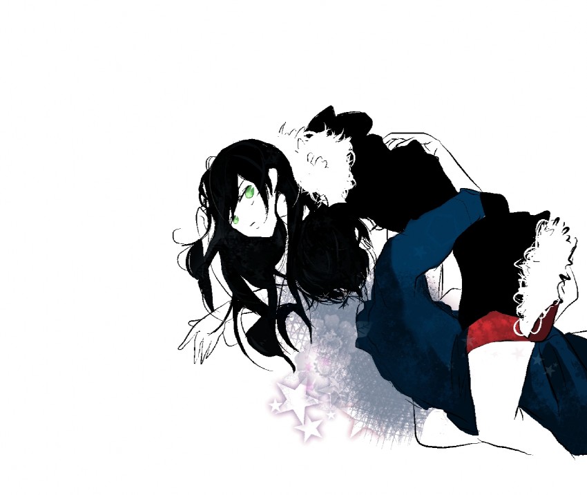 orihara izaya and yagiri namie (durarara!!) drawn by ek_ko