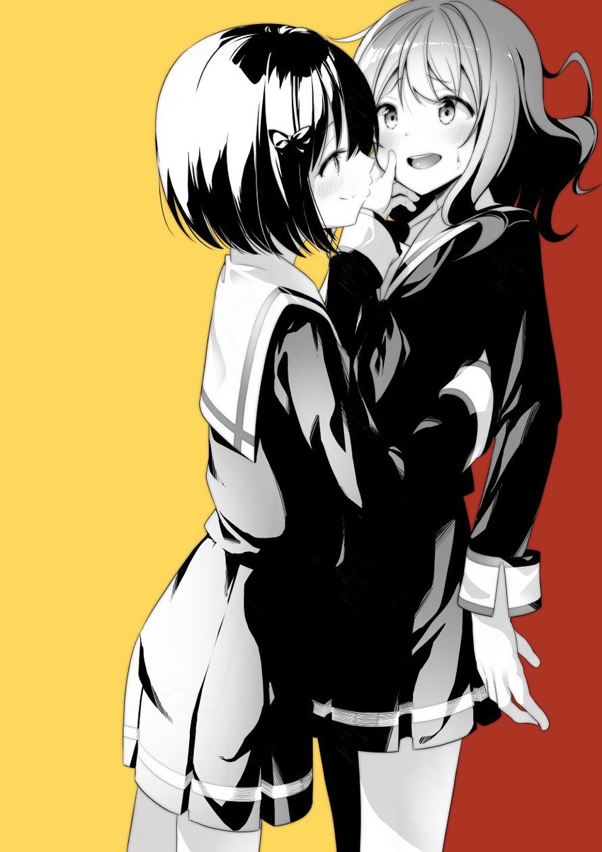 oumae kumiko and hisaishi kanade (hibike! euphonium and 1 more) drawn by shiratama_mochi