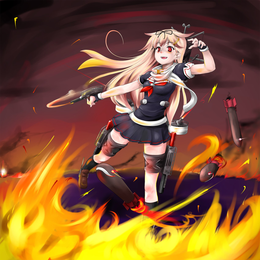 yuudachi and yuudachi kai ni (kantai collection) drawn by lezt