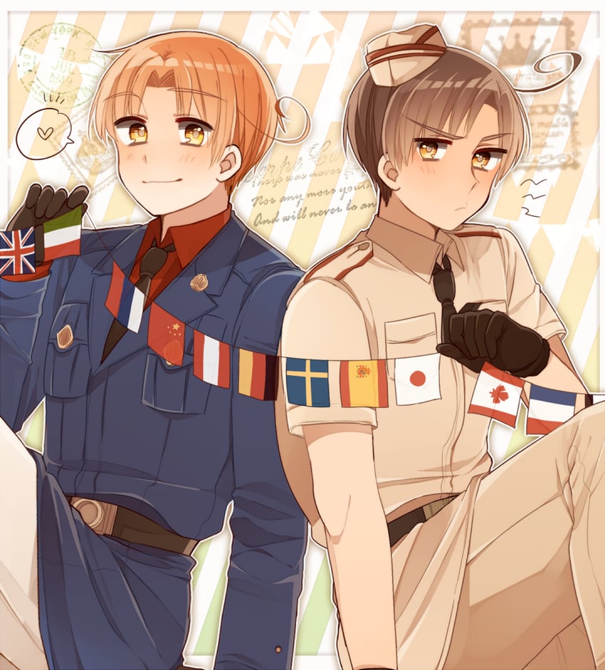 northern italy and southern italy (axis powers hetalia) drawn by ninonuko