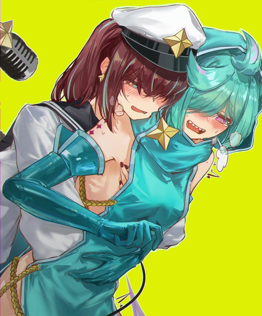 akoya matama, anemo nemo, loco musica, and leberblume (mahou shoujo ni akogarete) drawn by shi_hong_cha_bu_hui_hua_hua