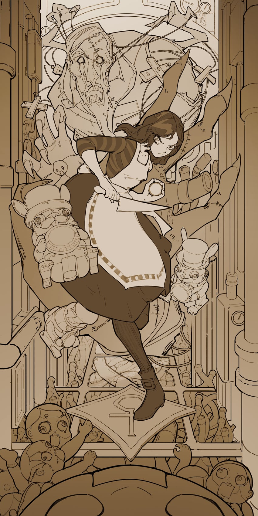 angus bumby (american mcgee's alice and 1 more) drawn by annolymous