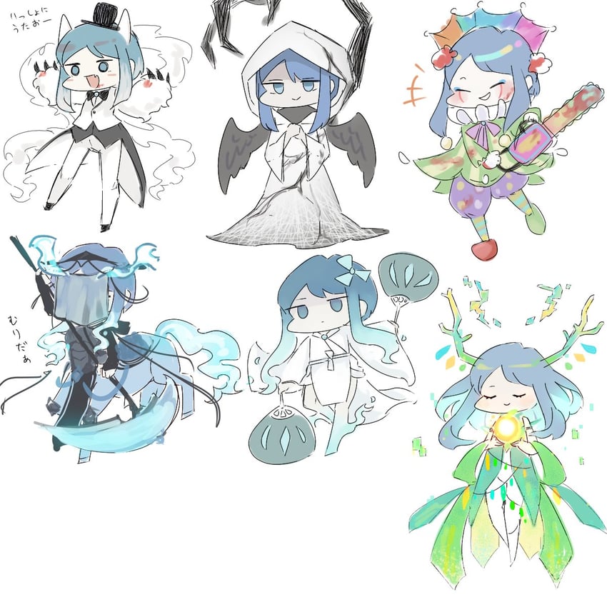 bari (project moon and 1 more) drawn by porccu_200g