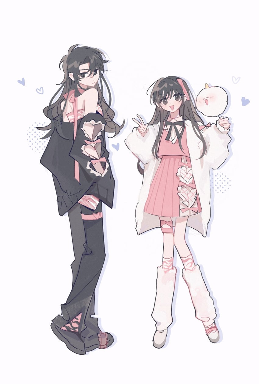 kim dokja, yoo joonghyuk, and biyoo (omniscient reader's viewpoint) drawn by ya_qaq