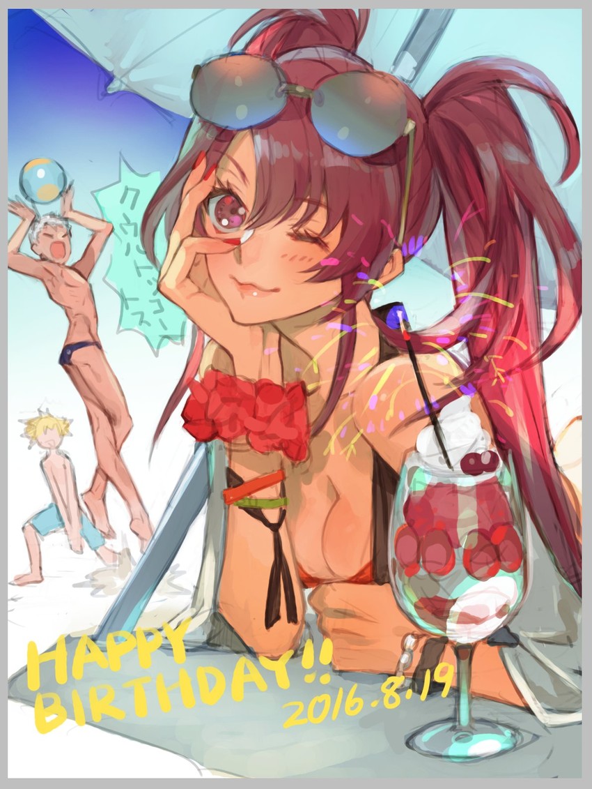 kyle dunamis, nanaly fletch, and loni dunamis (tales of and 2 more) drawn by nishihara_isao