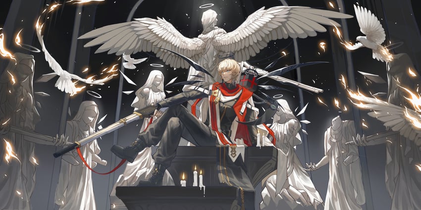 executor and executor the ex foedere (arknights) drawn by weimingweiran