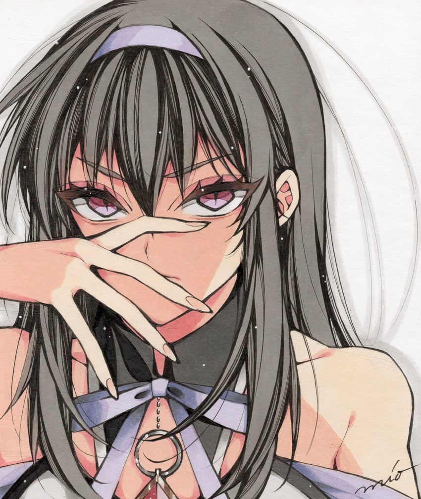 akemi homura (mahou shoujo madoka magica and 1 more) drawn by misteor
