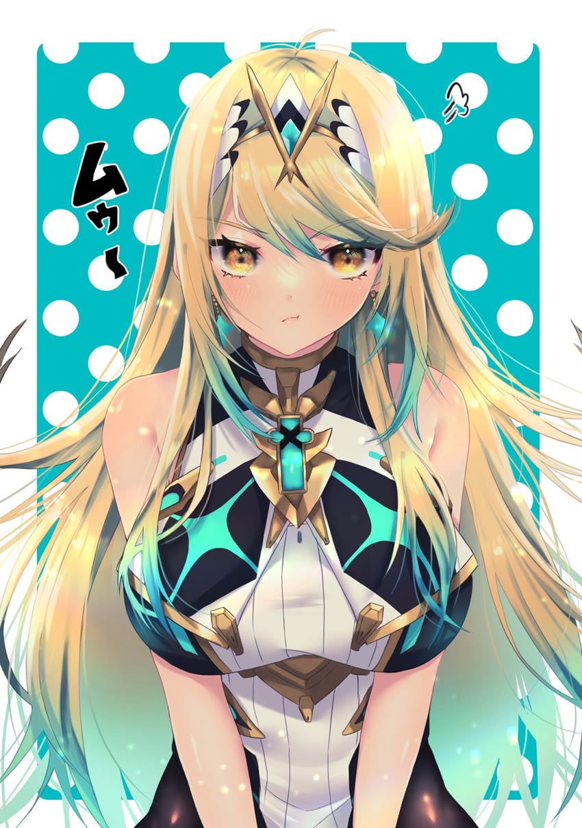mythra (xenoblade chronicles and 1 more) drawn by misosio_uma