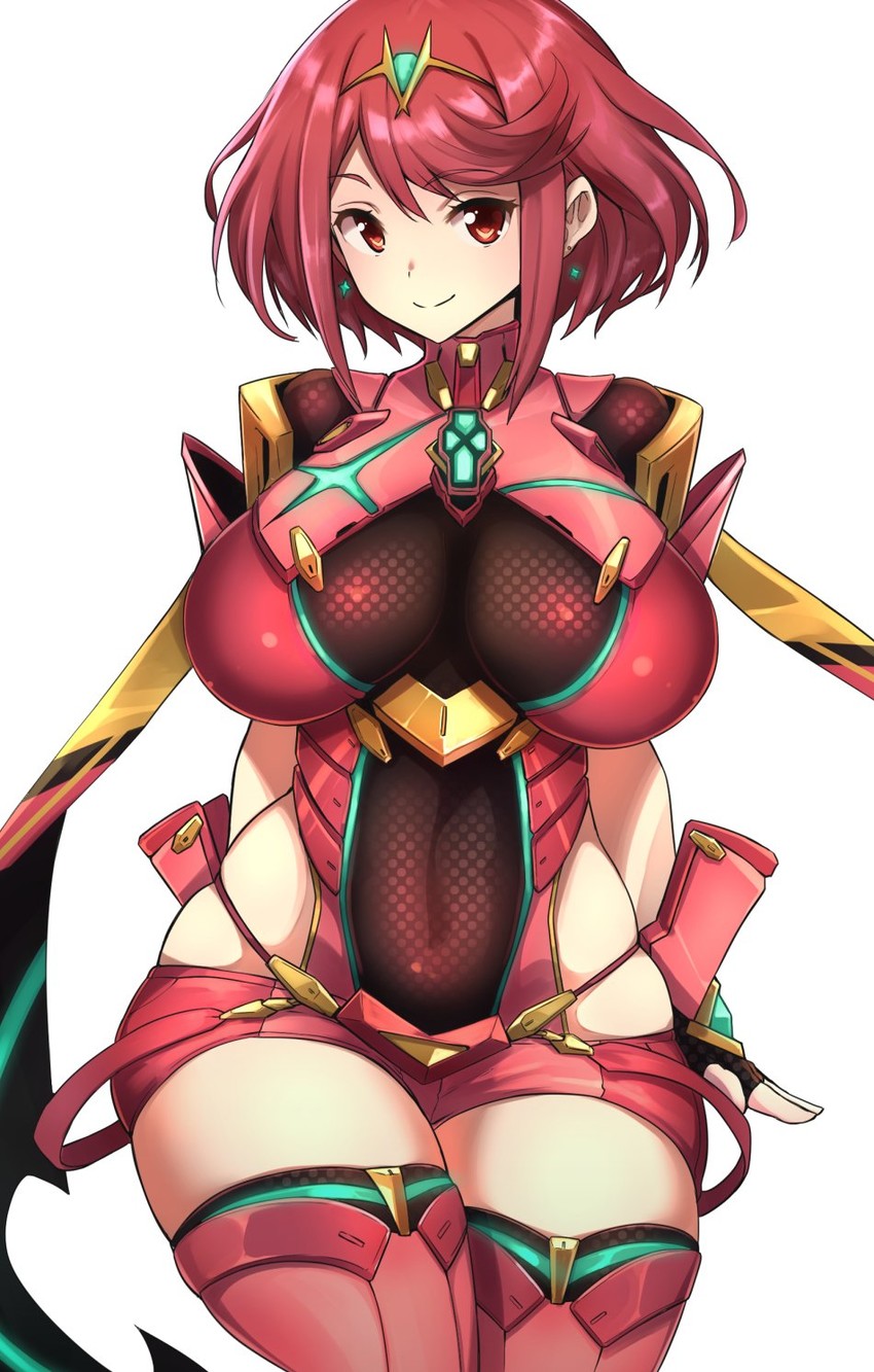 pyra (xenoblade chronicles and 1 more) drawn by nuezou
